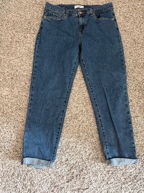 Levi's Indigo Blue Boyfriend Jeans